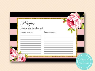 BS419-recipe-card-6x4-pink-floral-bridal-shower-game