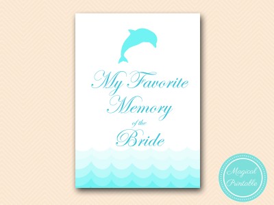 BS420-favorite-memory-of-bride-sign-dolphin-bridal-shower-game