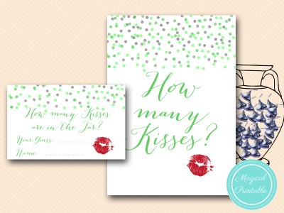 BS423-how-many-kisses-silver-mint-bridal-shower-games