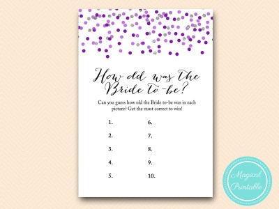 BS426-how-old-was-bride-purple-silver-confetti-bridal-shower