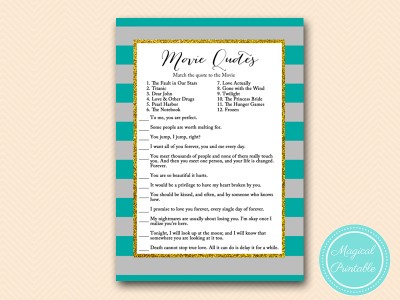 BS427-movie-quote-match-teal-gray-bridal-shower-game