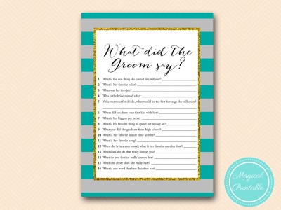 BS427-what-did-the-groom-say-teal-gray-bridal-shower-game