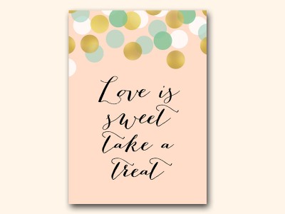 BS47-sign-love-is-sweet-take-a-treat-gold-mint-bridal-shower-sign