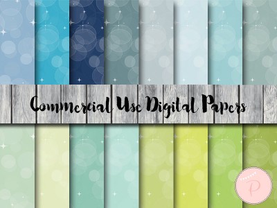 DP117 Dreamy Bubbles Digital Papers