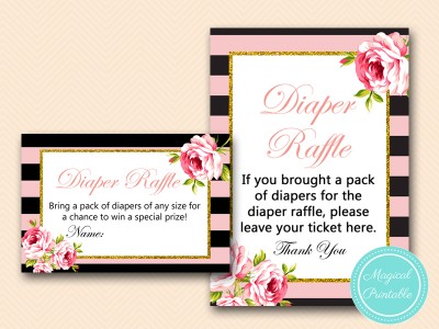 TLC419-diaper-raffle-sign-pink-floral-baby-shower-game