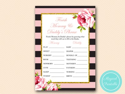 TLC419-finish-mommy-daddys-phrase-pink-floral-baby-shower-game