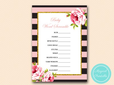 TLC419-scramble-baby-pink-floral-baby-shower-game