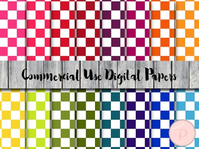 dp97 checkered digital papers