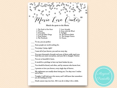 movie-love-quote-match-silver-dots-bridal-shower-game