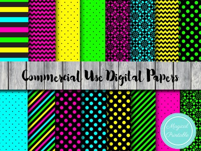 neon digital papers dp140