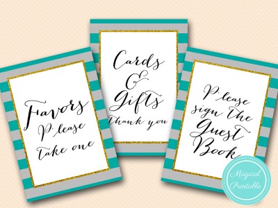 teal-gray-baby-shower-bridal-shower-sign-sn427