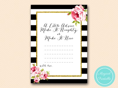 BS10B-advice-naughty-or-nice-black-stripes-pink-floral-bridal-shower-game