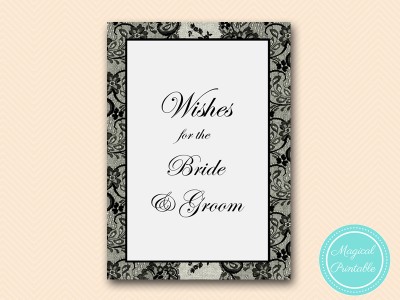 BS18-wishes-for-the-bride-groom-sign-black-lace-bridal-shower-games