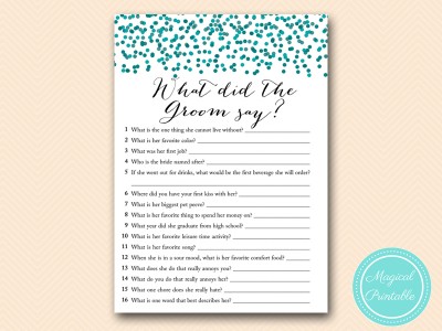BS434-what-did-the-groom-say-USA-teal-bridal-shower-games