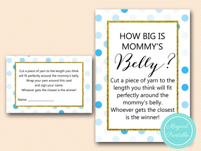 TLC430-B-how-big-is-mommys-belly-card-boy-blue-dots-baby-shower-game