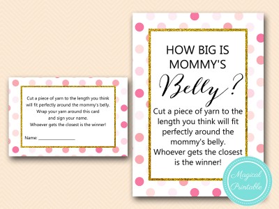 TLC430-P-how-big-is-mommys-belly-card-pink-gold-baby-shower-game-girl