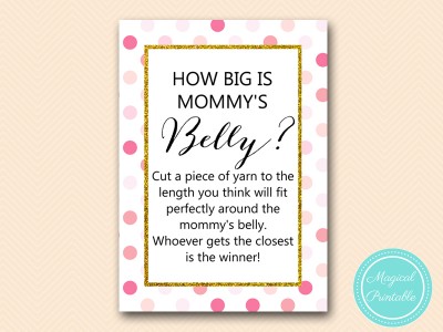 TLC430-P-how-big-is-mommys-belly-pink-gold-baby-shower-game-girl