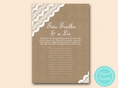 two_truths_a_lie-burlap-lace-baby-shower-game-printable