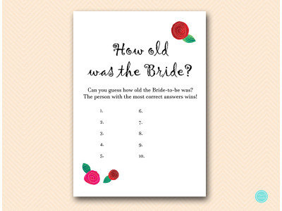 how_old_was_bride-rose-bridal-shower-games