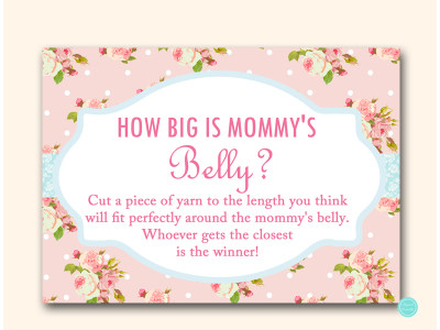 tlc43-how-big-is-mommys-belly-shabby-chic-floral-baby-showwer-game
