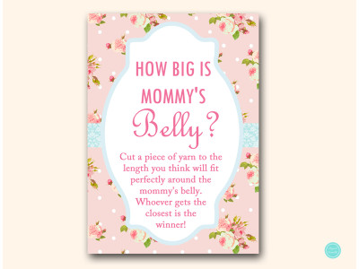 tlc43-how-big-is-mommys-belly-shabby-chic-pink-floral-baby-shower-game