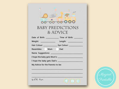 tlc54-baby-predictions-and-advice-aust-jungle-train-animals-baby-shower-games