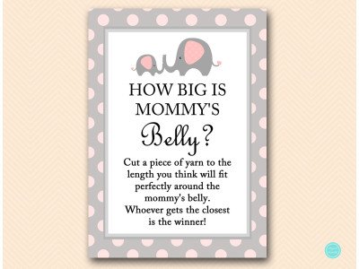 tlc32-lightpink-how-big-is-mommys-belly-pink-elephant-baby-shower