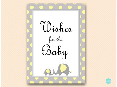 wishes-for-the-baby-sign-elephant-baby-shower-game
