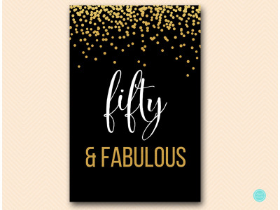bs483-fifty-and-fabulous-4x6-gold-black-sign