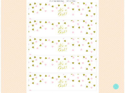 sn488-water-bottle-label-its-a-girl-baby-shower-pink-gold-decor
