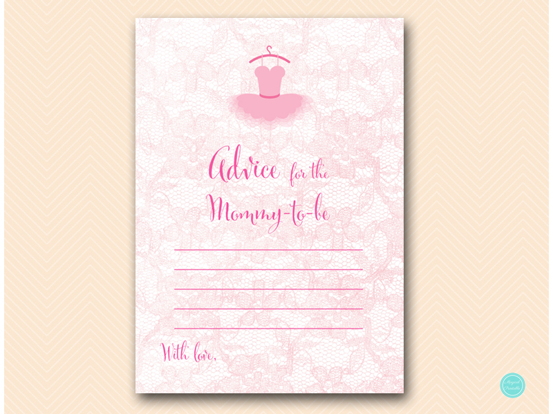 Ballerina Tutu Baby Shower Game Pack - Magical Printable