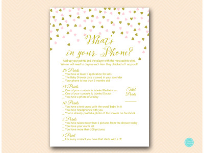 tlc484-whats-in-your-phone-baby-pink-gold-baby-shower-game