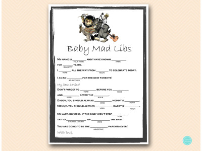 tlc486b-mad-libs-baby-advice-king-where-the-wild-things-are-baby-shower-game