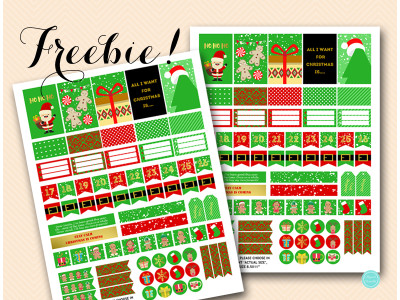 FREE Download Christmas Planner Stickers - Magical Printable