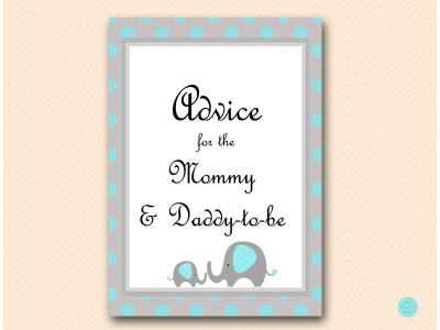 tlc32-blue-advice-for-mommy-daddy-to-be-sign-blue-elephant-baby-shower-game