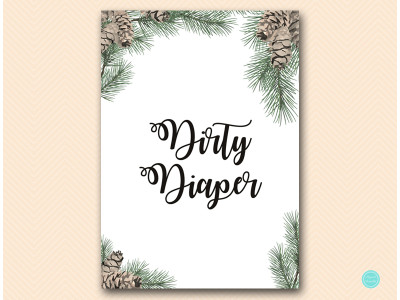 ws73-dirty-diaper-sign-pinecone-winter-baby-shower-game