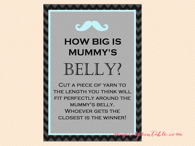 how-big-is-mummys-belly-blue-mustashe-baby-shower-activities-games