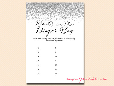 whats-in-diaper-bag-silver-baby-shower-games