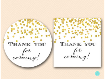 BS46 tags-2-inches-thank-you-for-coming-bridal-shower-favor-tags-gold-confetti