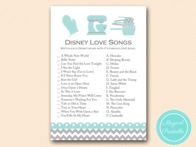 BS76A-disney-love-songs-match-teal-kitchen-bridal-shower