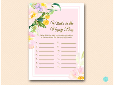 TLC494-whats-in-the-nappy-bag-garden-pink-baby-shower