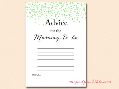advice-for-mummy-green-confetti-baby-shower-games