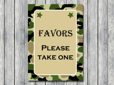 sign - favors-camo-baby-shower-games