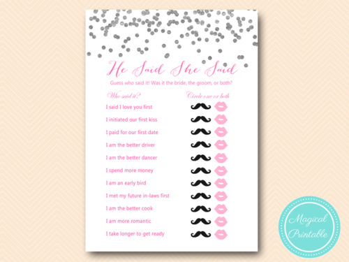 BS178-he-said-she-said-A-hot-pink-and-silver-bridal-shower-games