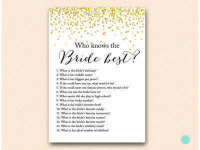 Who Knows the Bride Best – Printabell • Create