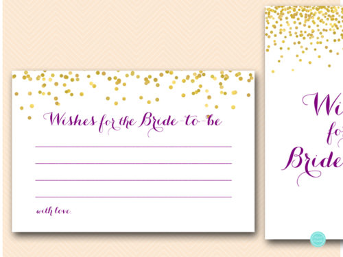 BS508-wishes-for-bride-to-be-blank-lines-purple-gold-bridal-shower-game