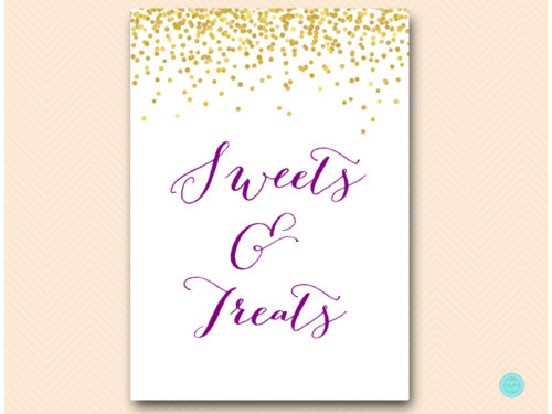 BS84-sign-sweets-treats-bar-purple-gold-decoration-signs-bridal-baby