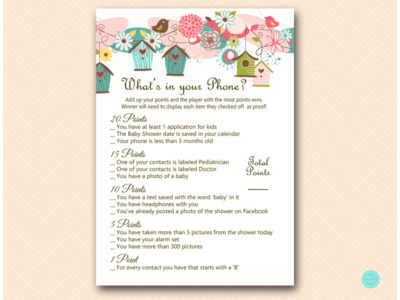 TLC17-whats-in-your-phone-birdhouse-baby-shower-games