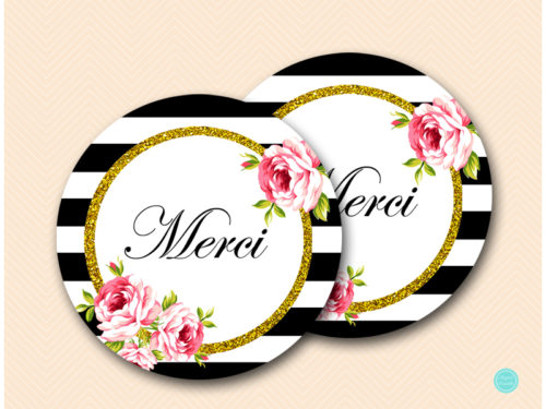 BS10 Tags-Merci-2inches-black-stripes-gold-thank-you-tags