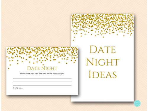 BS281-date-night-sign-5x7-gold-glam-bridal-shower-game